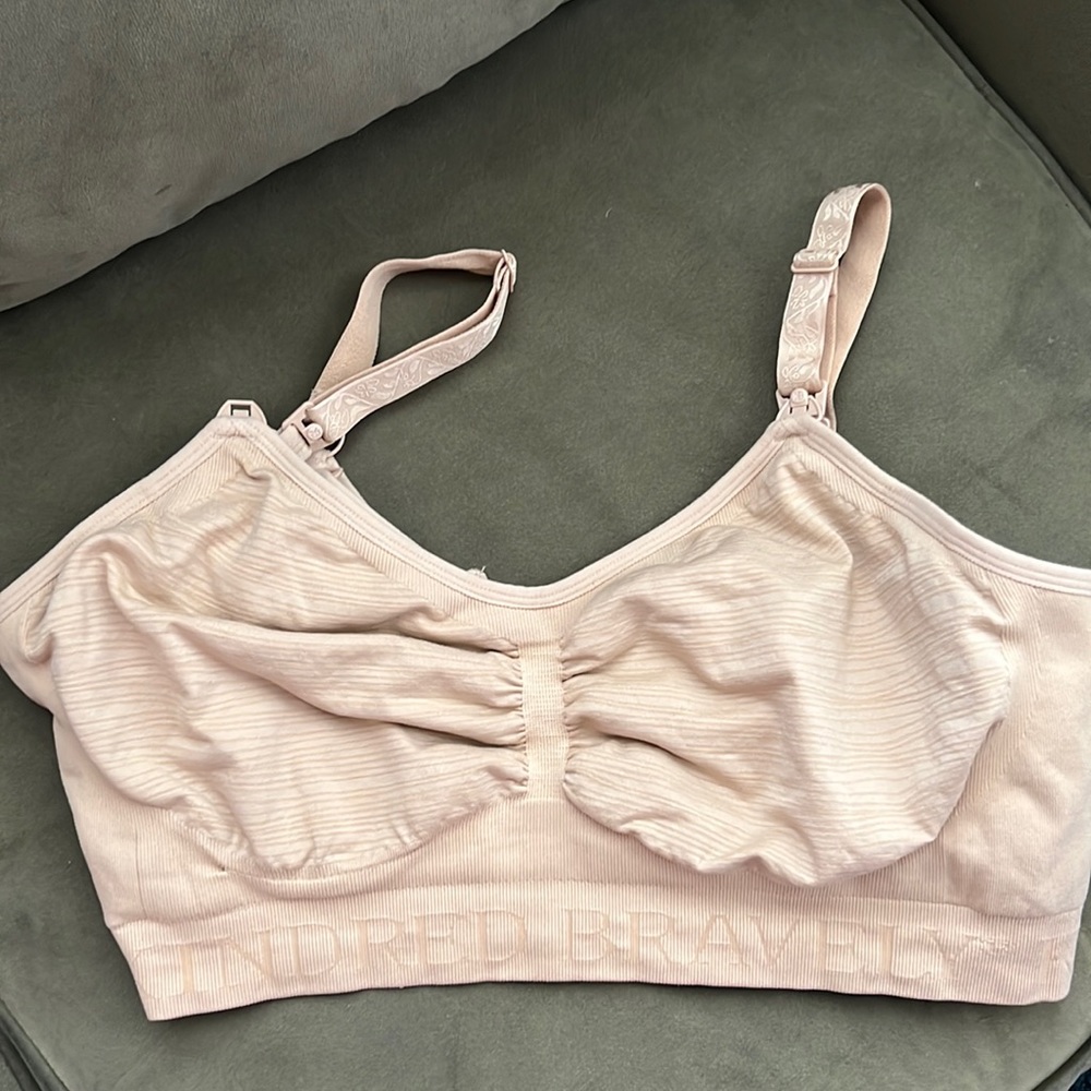 Kindred Bravely Signature Sublime Contour Nursing & Maternity Bra Large Tan